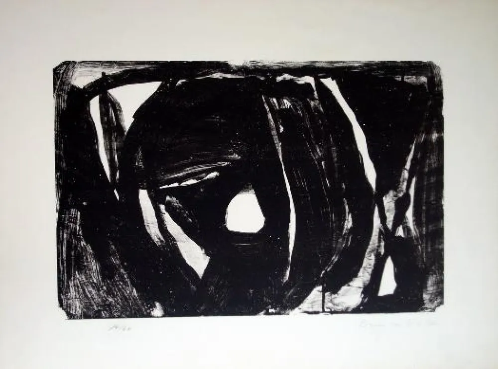 Lithograph Van Velde - MP 22