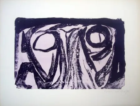 Lithograph Van Velde - MP 24