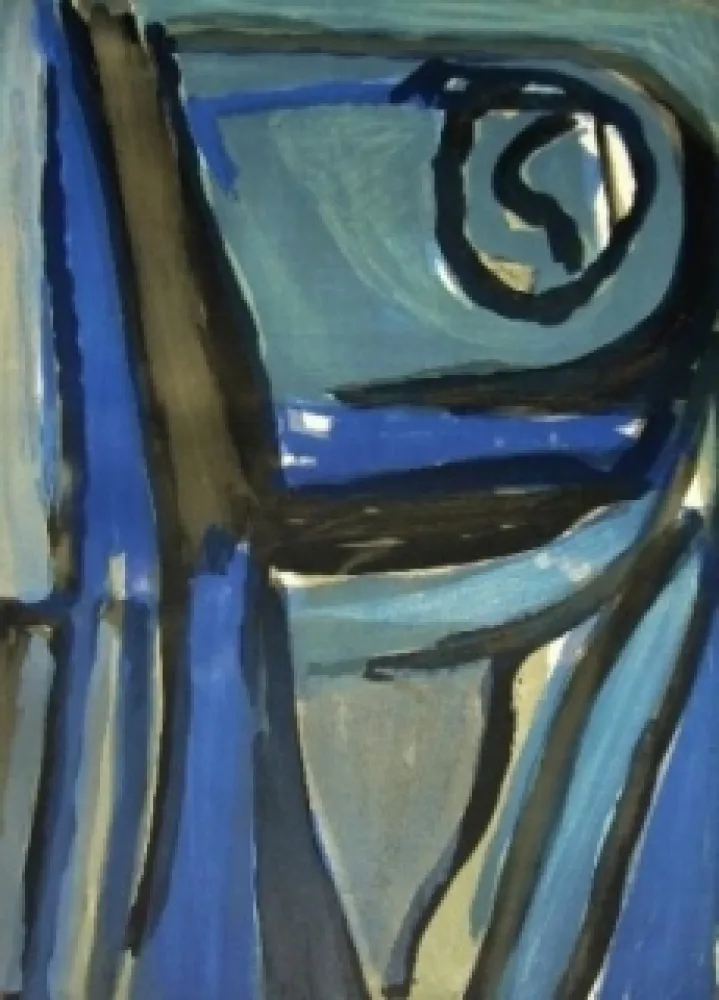 Lithograph Van Velde - MP 248