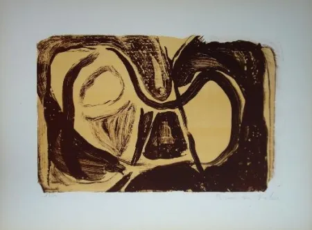 Lithograph Van Velde - MP 26