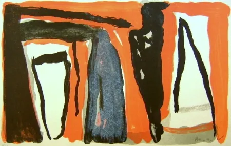 Lithograph Van Velde - MP 263