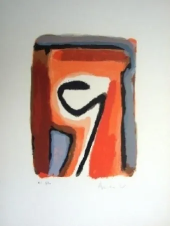 Lithograph Van Velde - MP 264