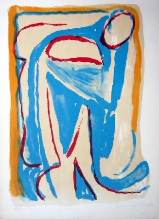 Lithograph Van Velde - MP 29