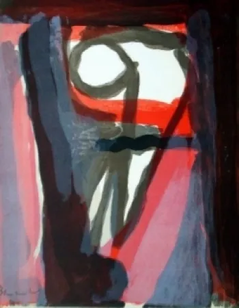 Lithograph Van Velde - MP 293