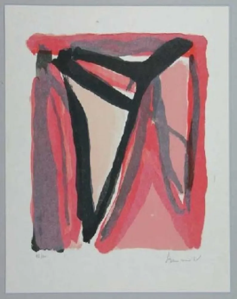 Lithograph Van Velde - MP 294