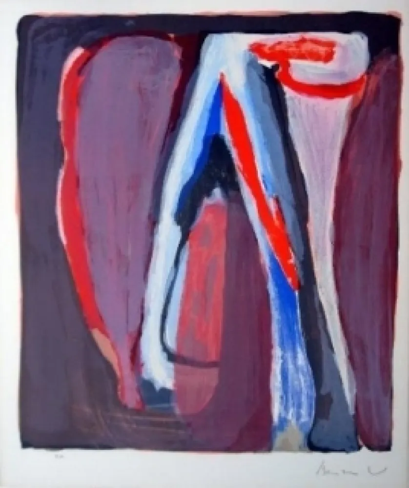 Lithograph Van Velde - MP 312