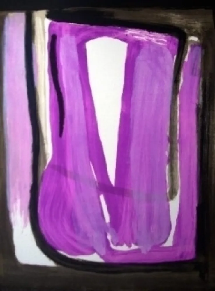 Lithograph Van Velde - MP 345