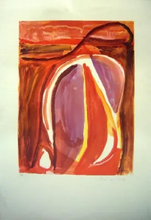 Lithograph Van Velde - MP 36