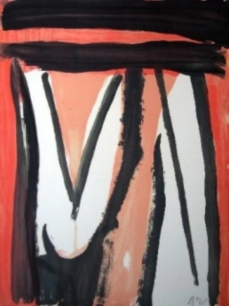 Lithograph Van Velde - MP 360