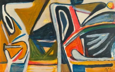 Lithograph Van Velde - MP 387 - Exubérance