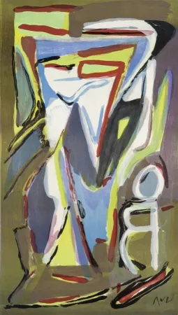 Lithograph Van Velde - MP 396 - Nord