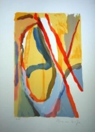 Lithograph Van Velde - MP 79