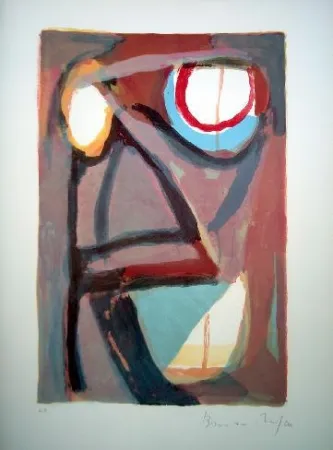 Lithograph Van Velde - MP 80