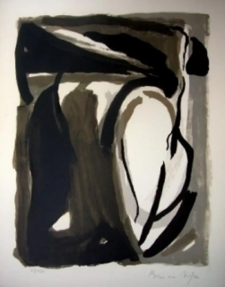 Lithograph Van Velde - MP 85