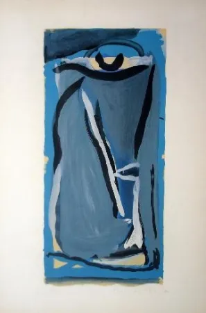 Lithograph Van Velde - MP 9