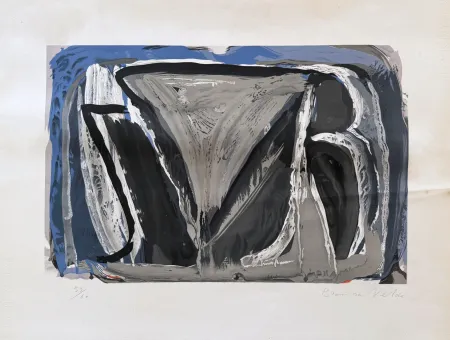 Lithograph Van Velde - MP15, 1962