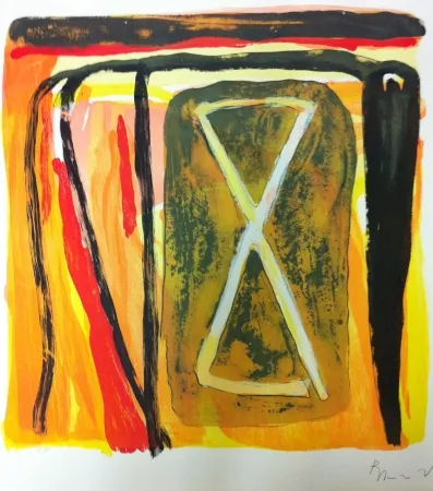 Lithograph Van Velde - MP212