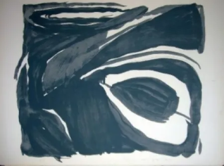 Lithograph Van Velde - MP42 