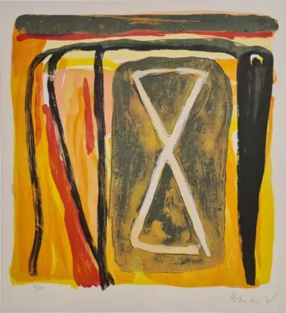 Lithograph Van Velde - No title