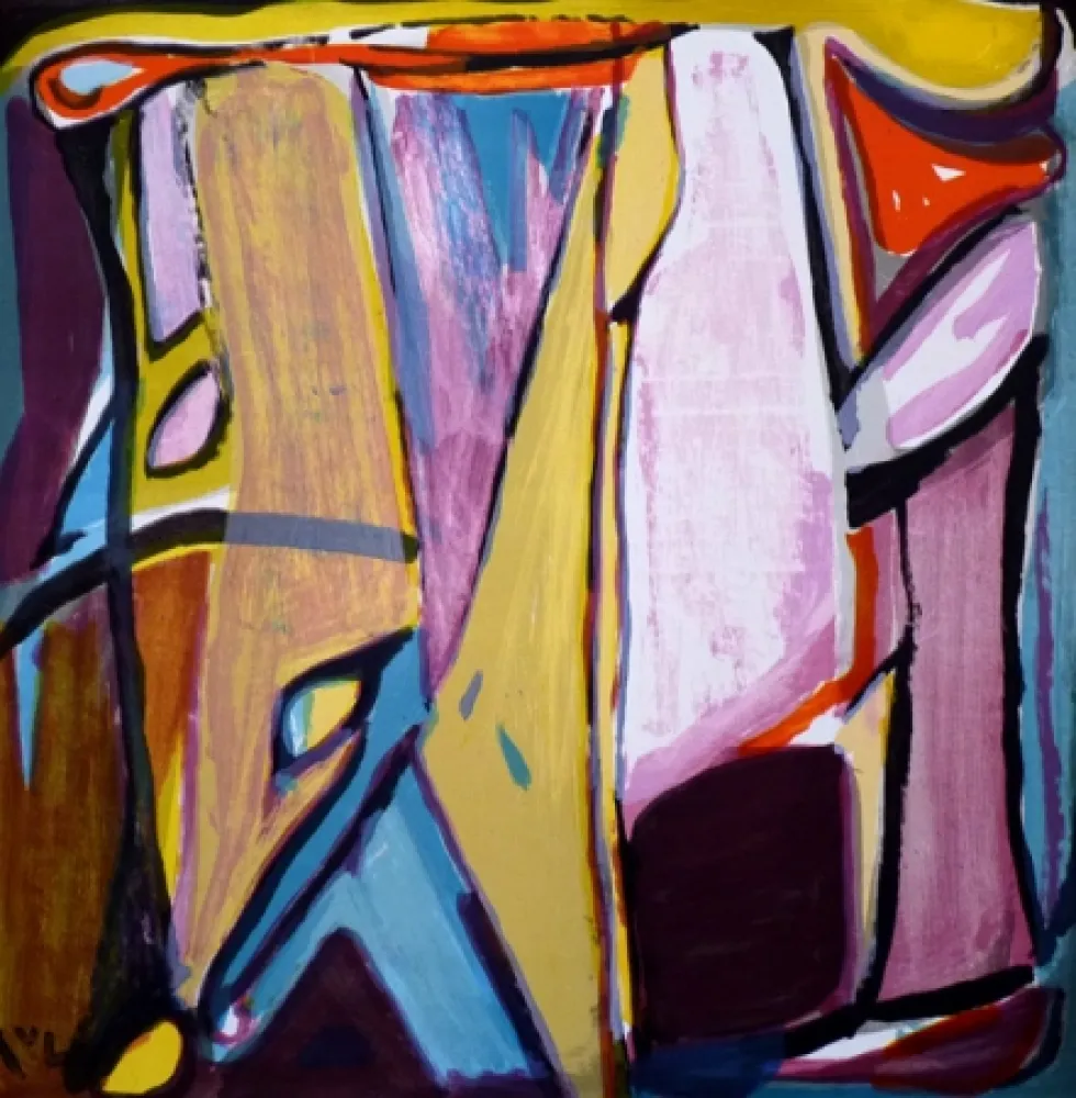 Lithograph Van Velde - No title (MP 350)