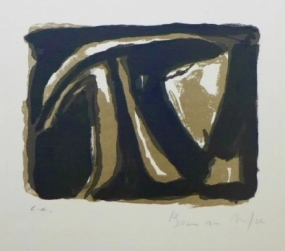 Lithograph Van Velde - Pour la Revue de Belles-Lettres