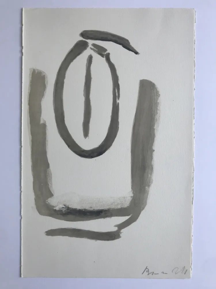 Lithograph Van Velde - Sans titre