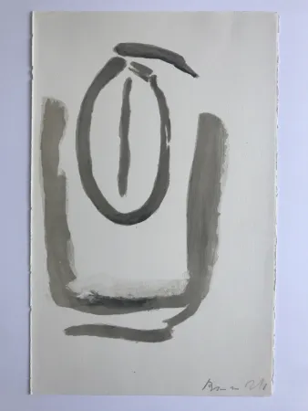 Lithograph Van Velde - Sans titre