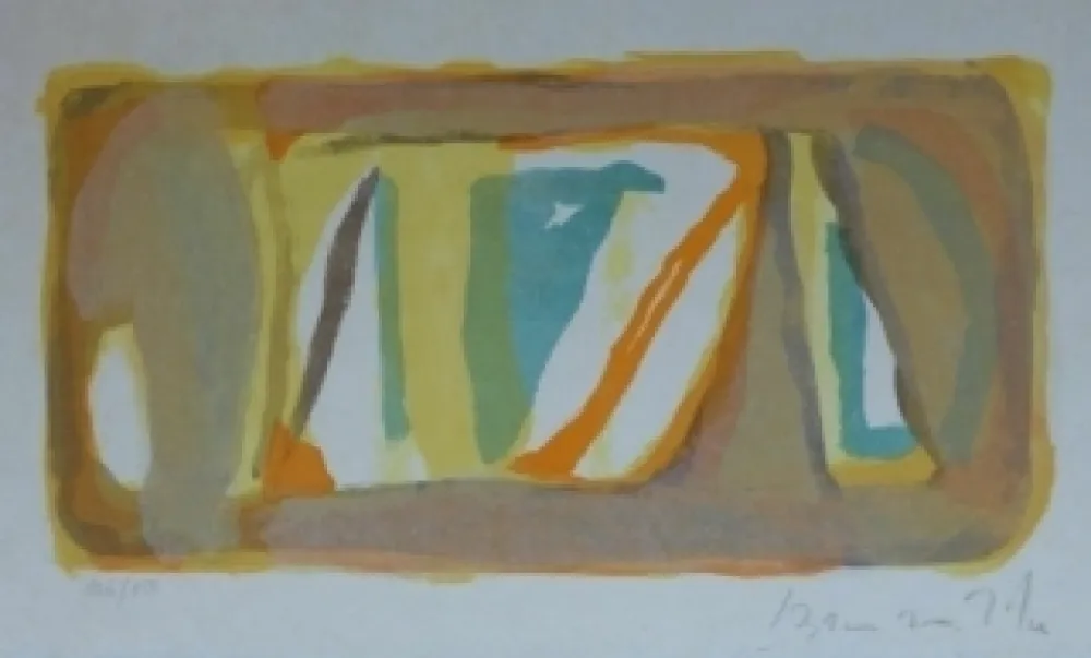 Lithograph Van Velde - Sans titre