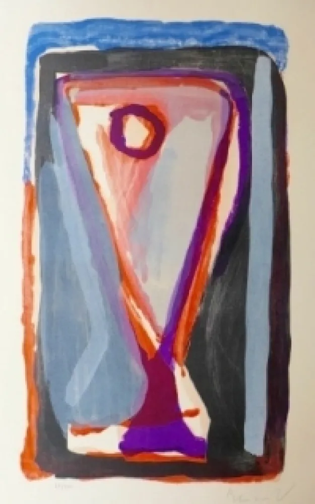 Lithograph Van Velde - Sans titre