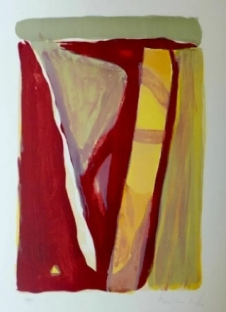 Lithograph Van Velde - Sans titre