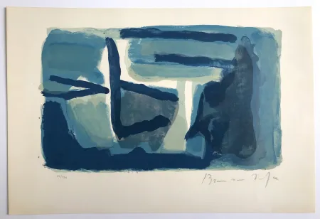 Lithograph Van Velde - Sans titre (MP 127)