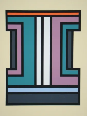 Screenprint Vandenbranden - Composition - Inschriften