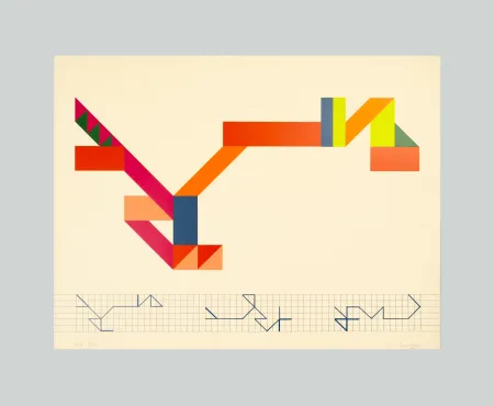 Screenprint Varisco - Random walks (Tav. A)