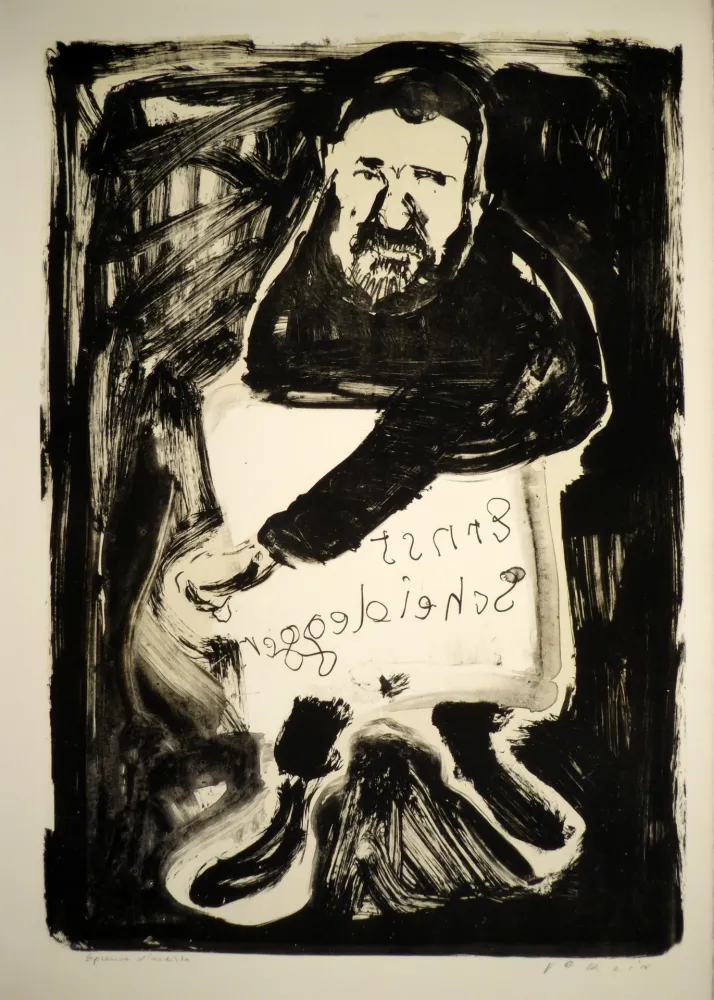 Lithograph Varlin (Guggenheim, Willy) - Ernst Scheidegger