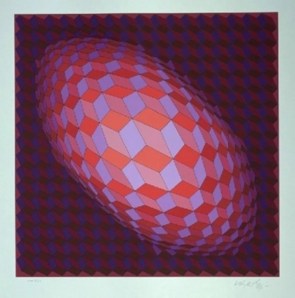 Screenprint Vasarely - ANDROMEDE