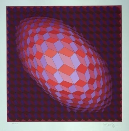Screenprint Vasarely - ANDROMEDE