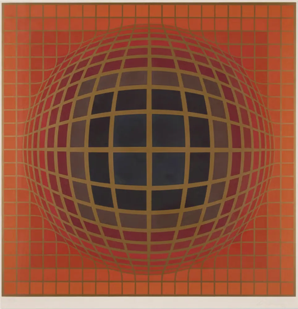Screenprint Vasarely - B-Bomb-b (1)