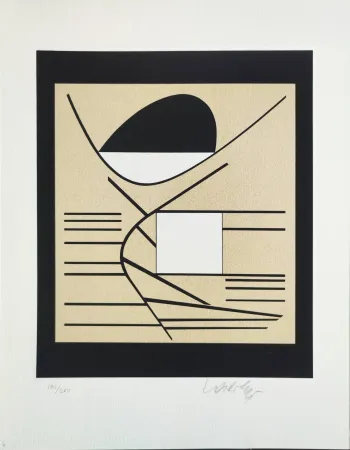 Screenprint Vasarely - Balaton