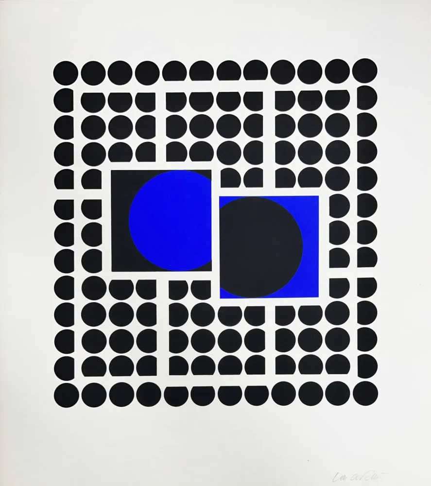 Screenprint Vasarely - Bellatrix