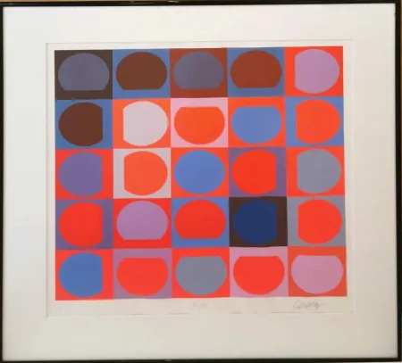 Screenprint Vasarely - Bellatrix - Pyr 