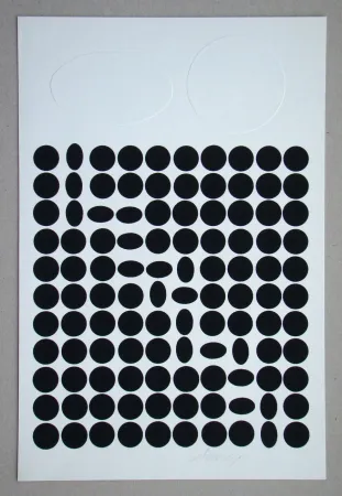 Screenprint Vasarely - Bételgeuse ( relief )