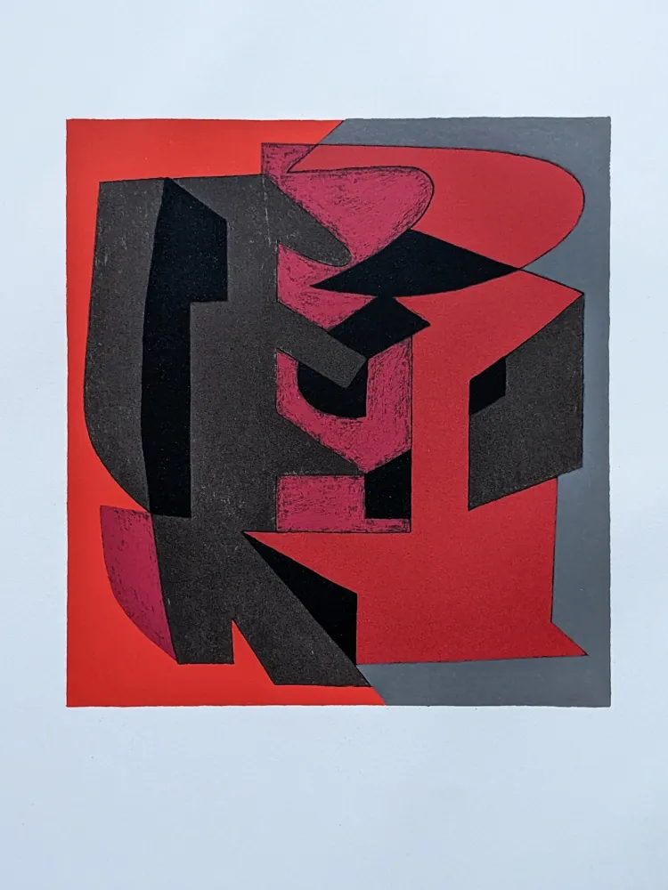 Lithograph Vasarely - Cibira /  Octal, 1972