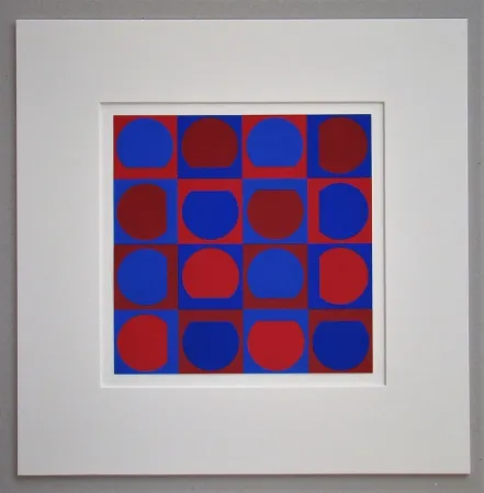 Screenprint Vasarely - Composition 1964