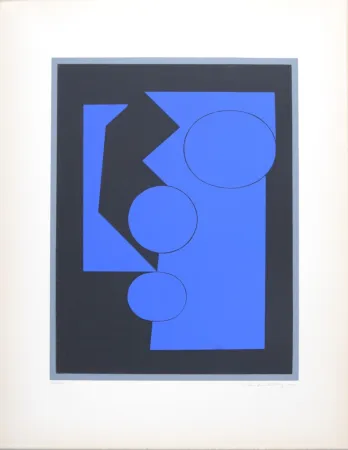 Screenprint Vasarely - El Cielo