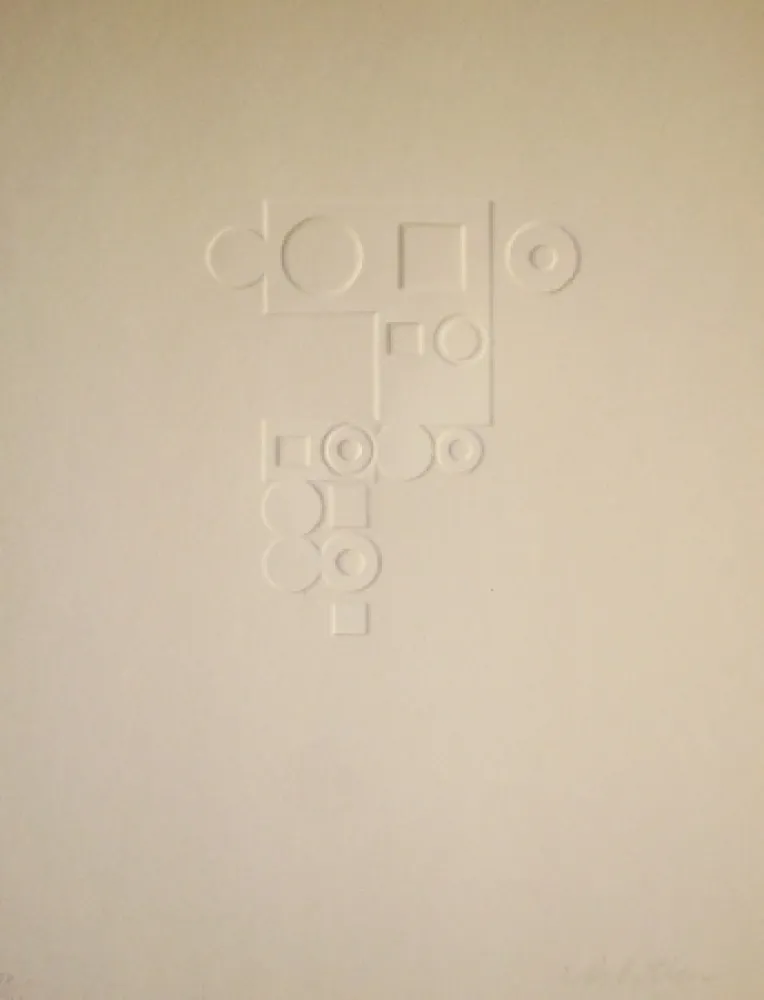 Etching Vasarely - Euclide