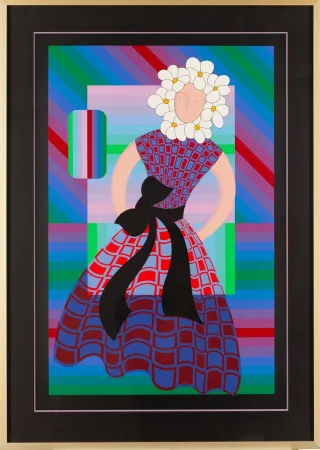 No Technical Vasarely - Flower Girl