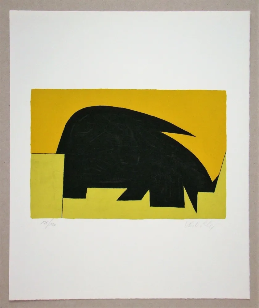 Lithograph Vasarely - Garam