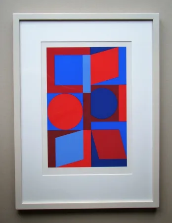 Screenprint Vasarely - Kalota Koln