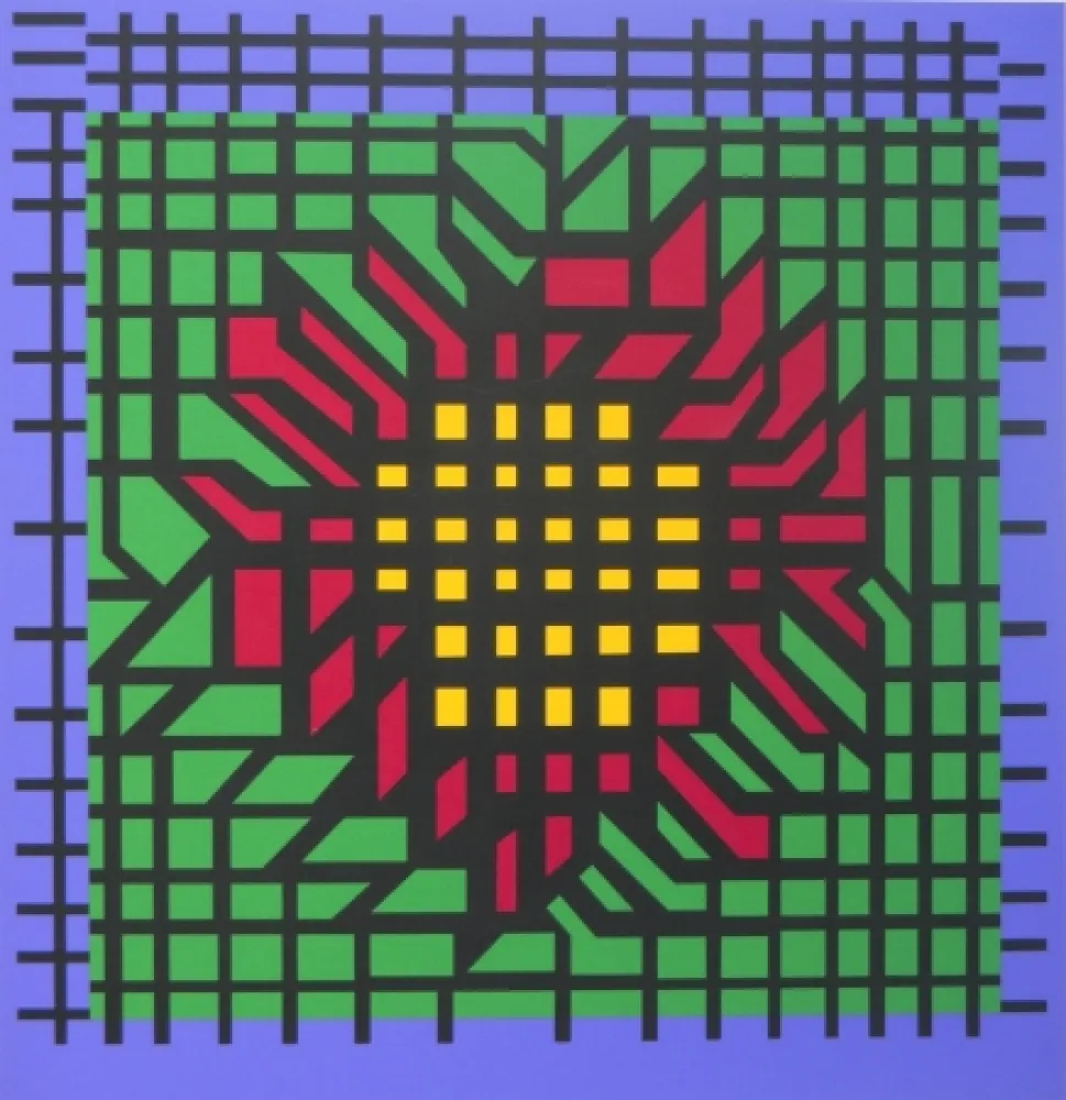 Screenprint Vasarely - KATZAG