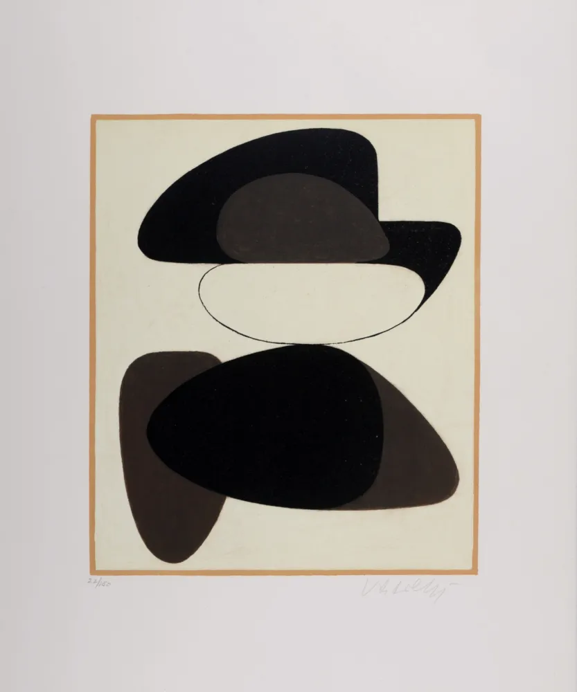 Lithograph Vasarely - Kerisle, 1972 - Hand-signed
